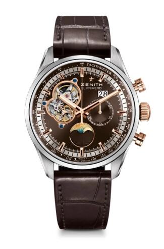 Replica Zenith Watch El Primero Chronomaster Grande Date Brown 51.2161.4047/75.C713